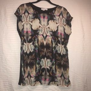 Forever 21 black sheer top small